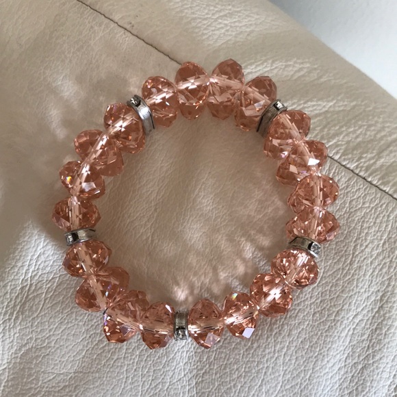 Lisa Jones elastic jeweled bracelet w/rhinestone - Picture 5 of 8